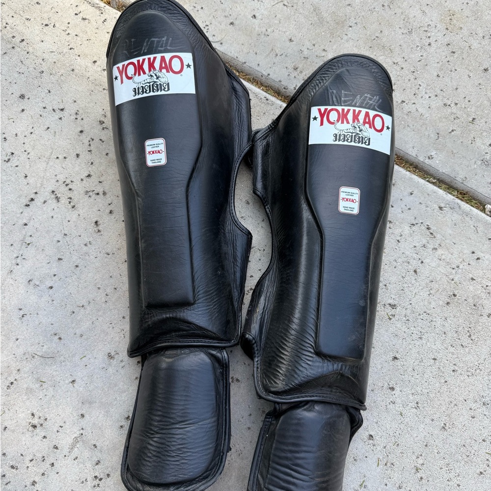 Yokkao Black Shin Guards